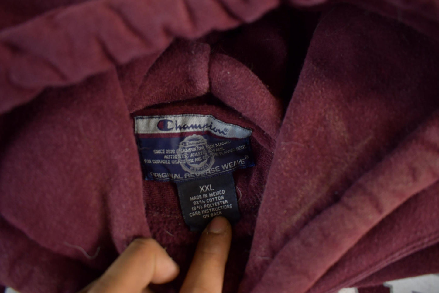 Vintage 1990s Harvard University Champion Reverse Weave Warmup Hoodie Men's 2XL from propervintagecanada