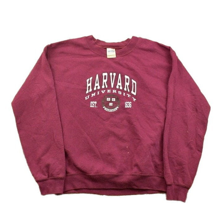 Vintage 1990s Harvard University Collegiate Crewneck / Embroidered / NCAA Sweatshirt / Sportswear / Americana from propervintagecanada