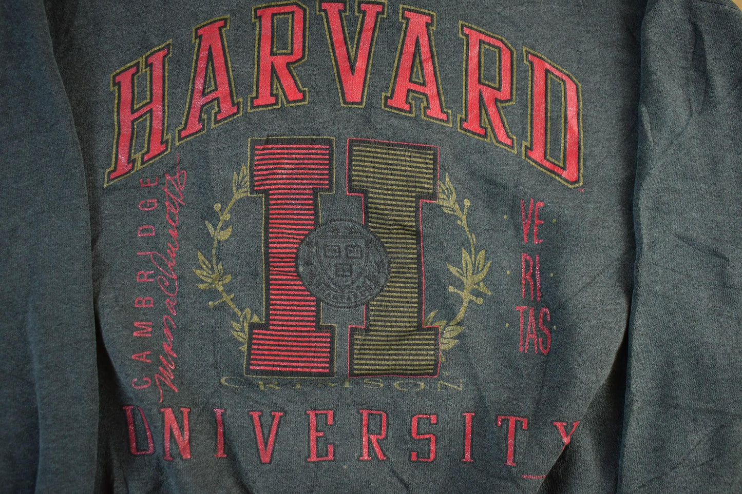 Vintage 1990s Harvard University Collegiate Crewneck Men's Large from propervintagecanada