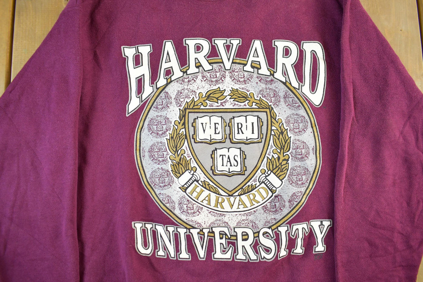 Vintage 1990s Harvard University Collegiate Crewneck Men's M-L from propervintagecanada