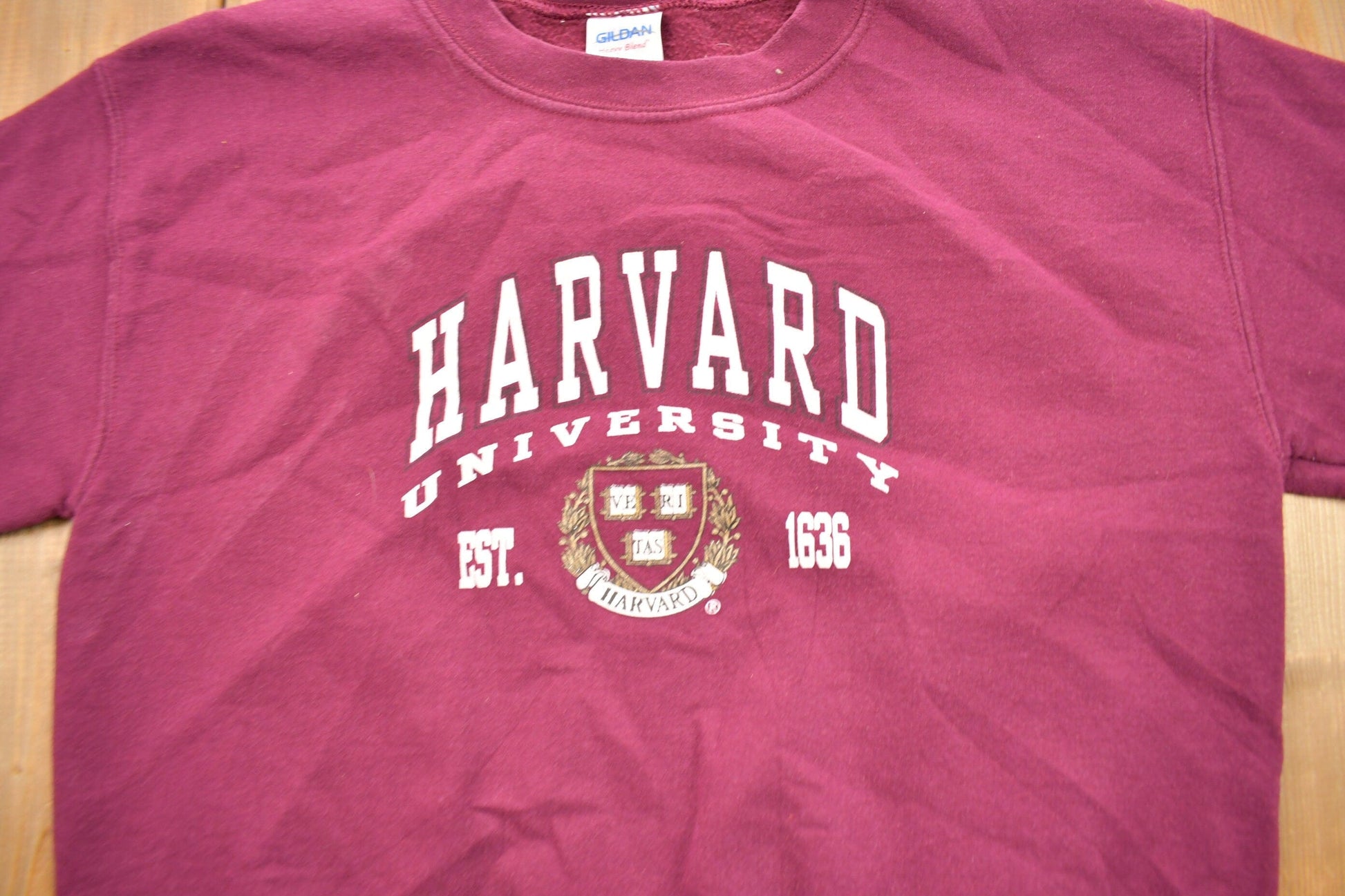 Vintage 1990s Harvard University Collegiate Crewneck Men's Small from propervintagecanada