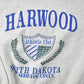 Vintage 1990s Harwood North Dakota University Collegiate Crewneck / Embroidered / NCAA Sweatshirt / Sportswear / Americana from propervintagecanada