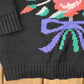 Vintage 1990s Hasting And Smith Floral Loose Knit Sweater Women's M from propervintagecanada