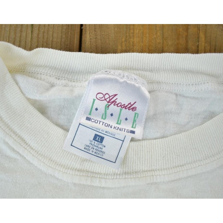 Vintage 1990s Have An Ice Day Souvenir Hockey Single Stitch Graphic Print T-Shirt Men's XL from propervintagecanada