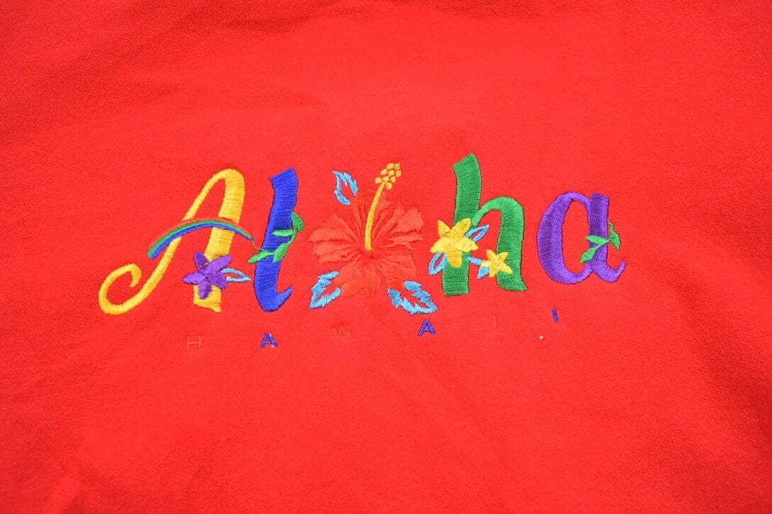 Vintage 1990s Hawaii Aloha Crewneck Sweatshirt Men's Large from propervintagecanada