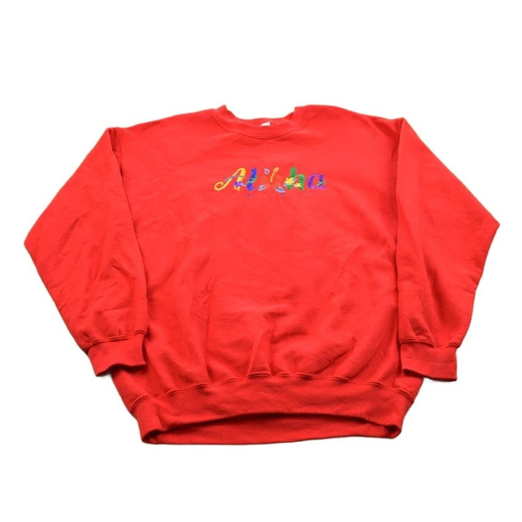 Vintage 1990s Hawaii Aloha Crewneck Sweatshirt Men's Large from propervintagecanada