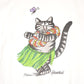 Vintage 1990s Hawaii Crazy Shirts Hula Kitty Souvenir FAB T-Shirt Women's M from propervintagecanada