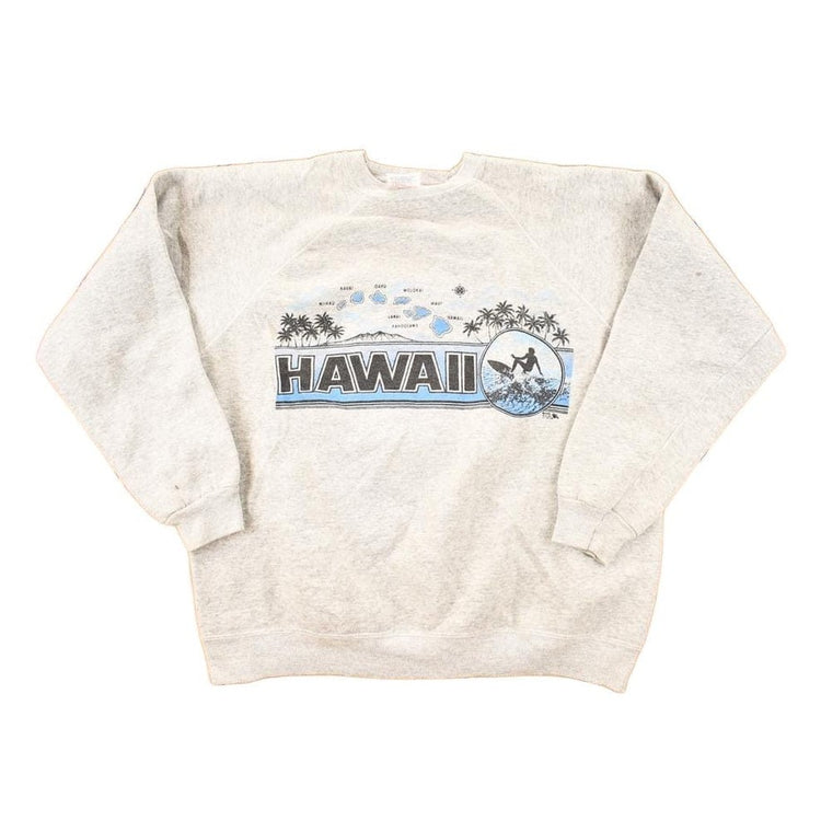 Vintage 1990s Hawaii Souvenir Crewneck Sweatshirt Men's L from propervintagecanada
