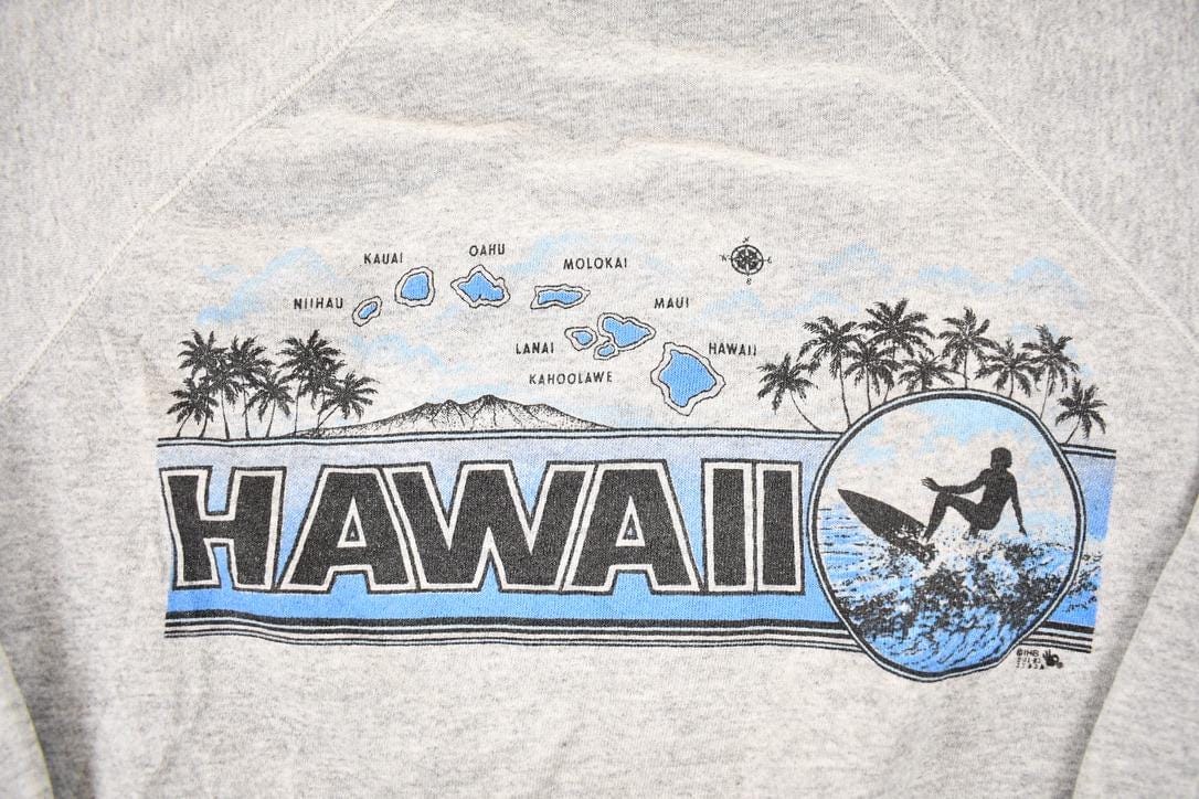 Vintage 1990s Hawaii Souvenir Crewneck Sweatshirt Men's L from propervintagecanada