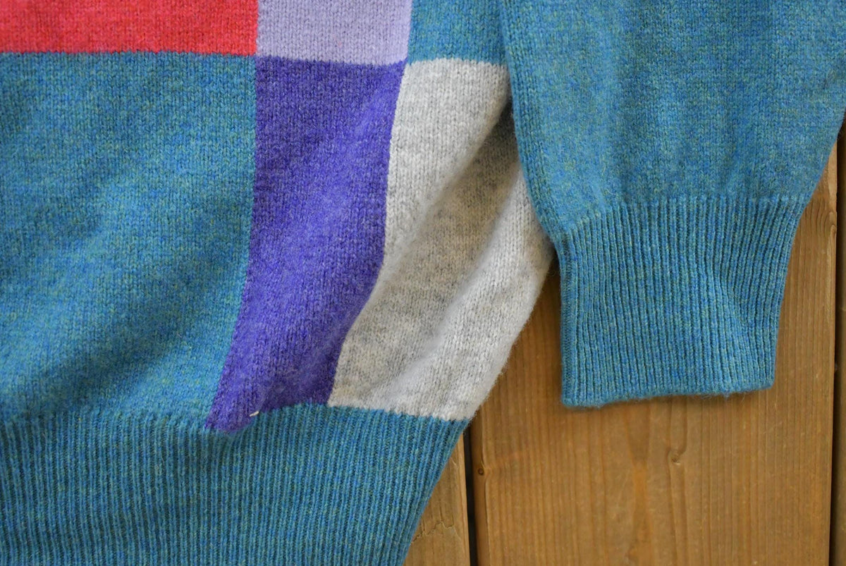 Vintage 1990s Hawick Knitwear Wool Knit Sweater Men's Large from propervintagecanada