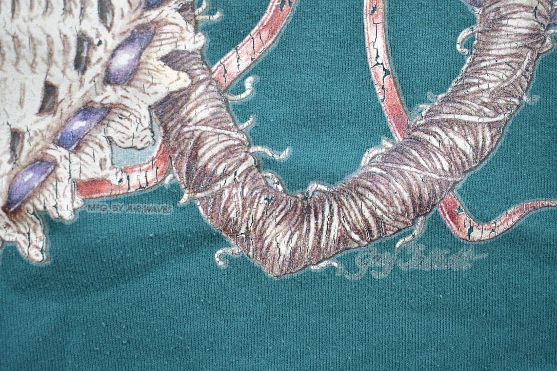 Vintage 1990s Heart Theme Crewneck Sweater from propervintagecanada