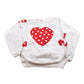 Vintage 1990s Heart theme Crewneck Sweater Women's L from propervintagecanada