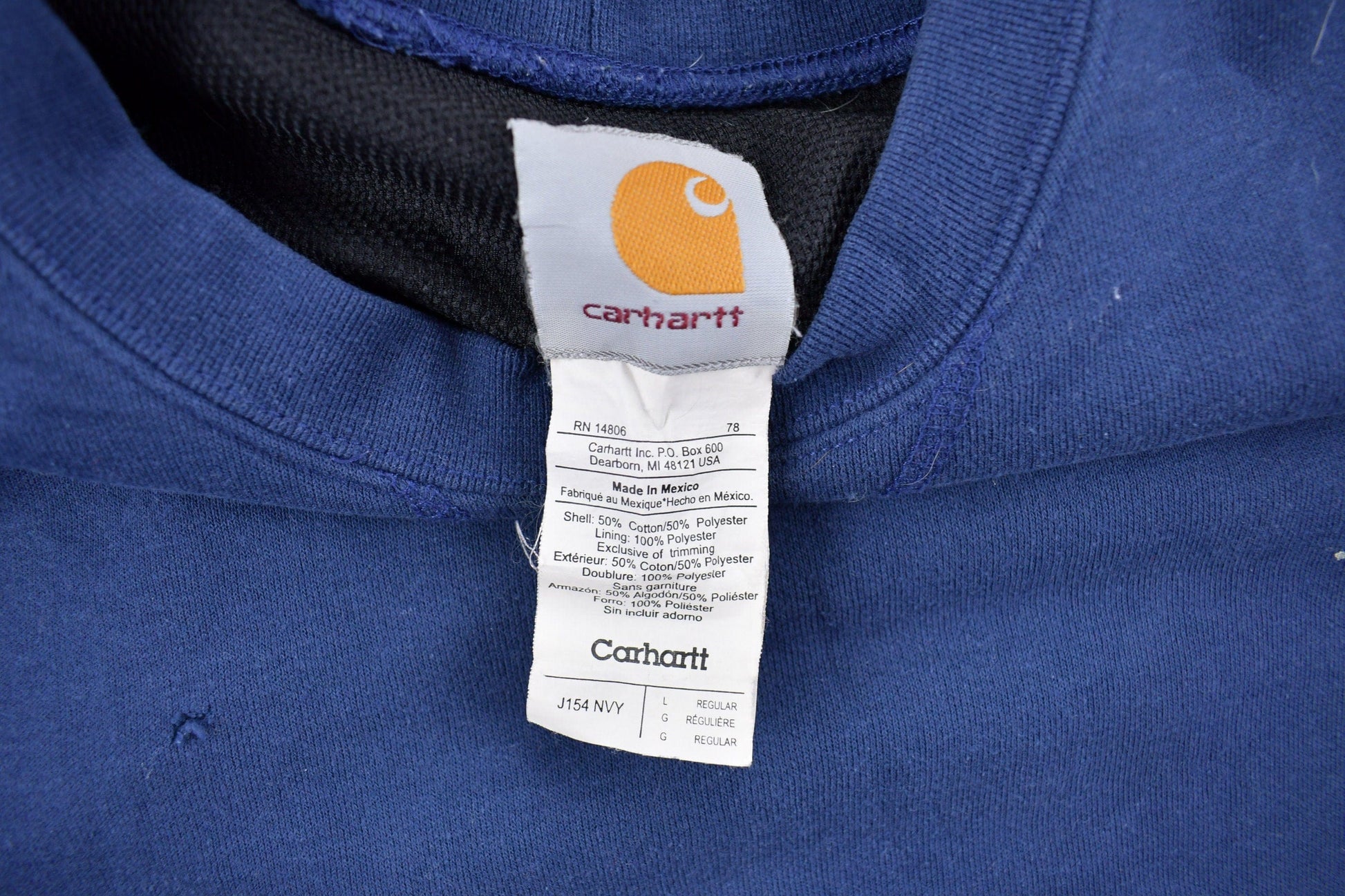 Vintage 1990s Heavy Weight Carhartt Crewneck Sweatshirt Men's XL from propervintagecanada