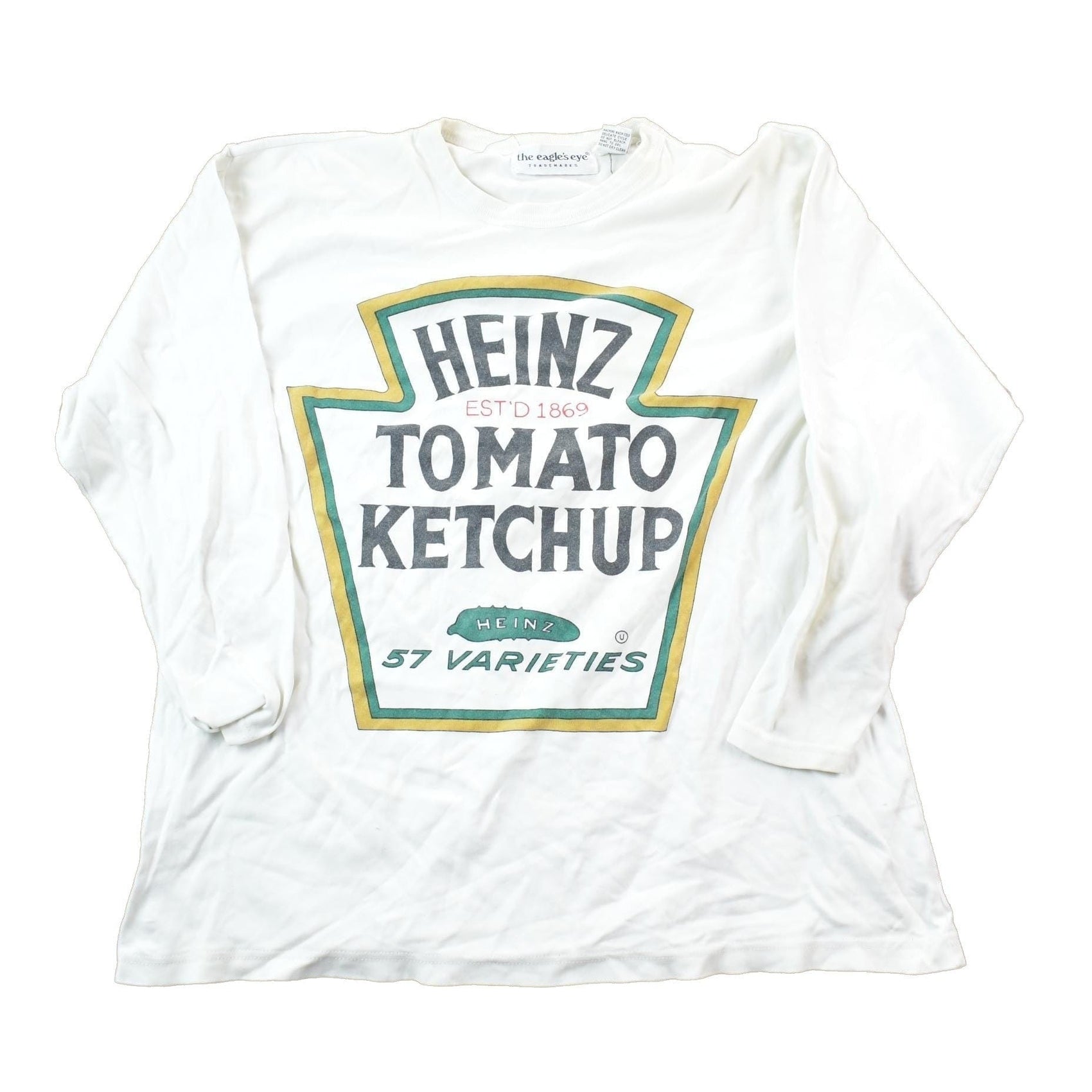 Vintage 1990s Heinz Tomato Ketchup Crewneck SweatshirtMen's Medium from propervintagecanada