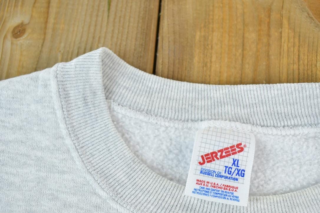 Vintage 1990s Helicopter Air Care Crewneck Sweatshirt Made In USA Men's XL from propervintagecanada