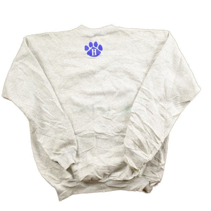 Vintage 1990s Helmsburg Tigers Crewneck Sweatshirt / 90s Crewneck / Collegiate Sweater / Streetwear / Vintage Animal Sweater from propervintagecanada