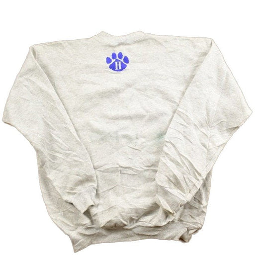 Vintage 1990s Helmsburg Tigers Crewneck Sweatshirt / 90s Crewneck / Collegiate Sweater / Streetwear / Vintage Animal Sweater from propervintagecanada