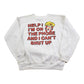 Vintage 1990s " Help I am on the Phone" Comedy Crewneck Sweatshirt Men's M from propervintagecanada