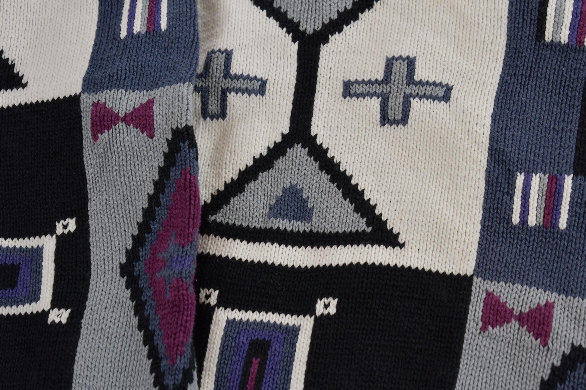 Vintage 1990s Henry Grethel 100% Cotton Knit Crewneck Sweater Men's Large from propervintagecanada