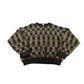 Vintage 1990s Henry Grethel Studio Abstract Knit Crewneck Sweater Mens XL from propervintagecanada