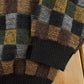Vintage 1990s Henry Grethel Studio Abstract Knit Crewneck Sweater Mens XL from propervintagecanada