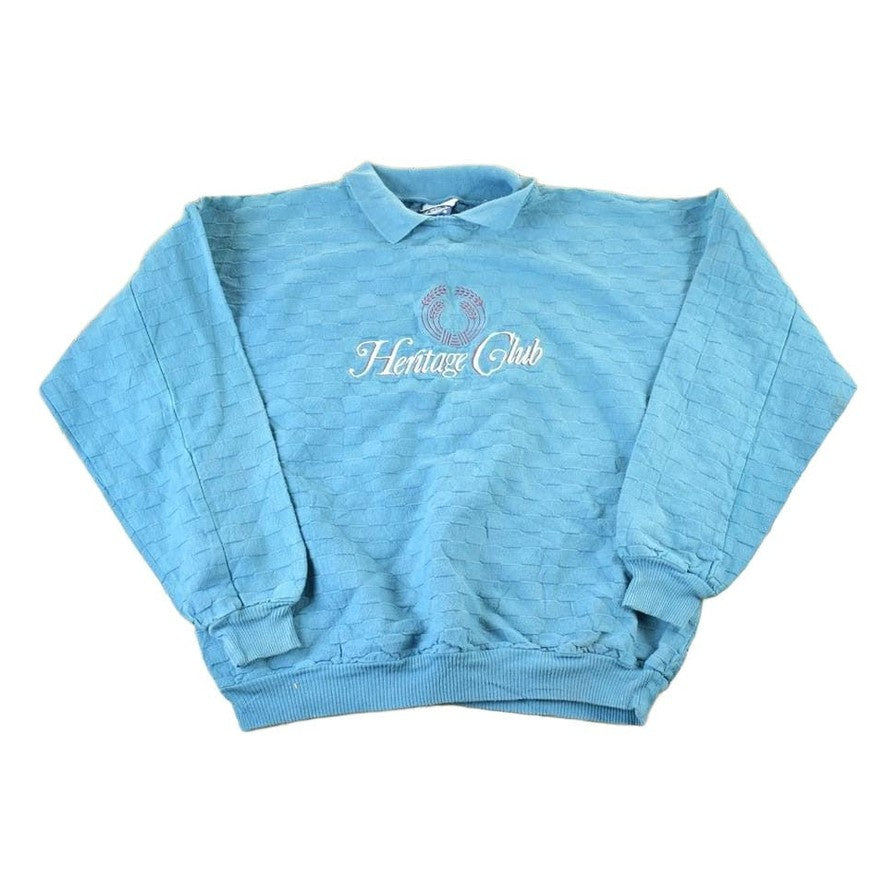 Vintage 1990s Heritage Club Crewneck Sweatshirt Mens L from propervintagecanada