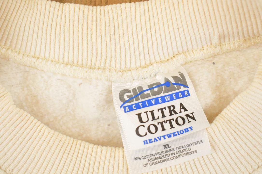 Vintage 1990s Heron Lake Marsh Ducks Souvenir Outdoorsman Crewneck Sweatshirt Men's XL / 90's Tourist Vacation Graphic Sweater from propervintagecanada