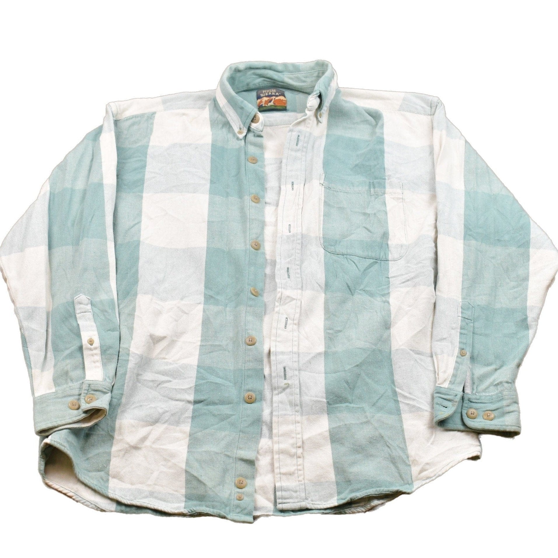 Vintage 1990s High Sierra Plaid Button Up Shirt Men's Large from propervintagecanada