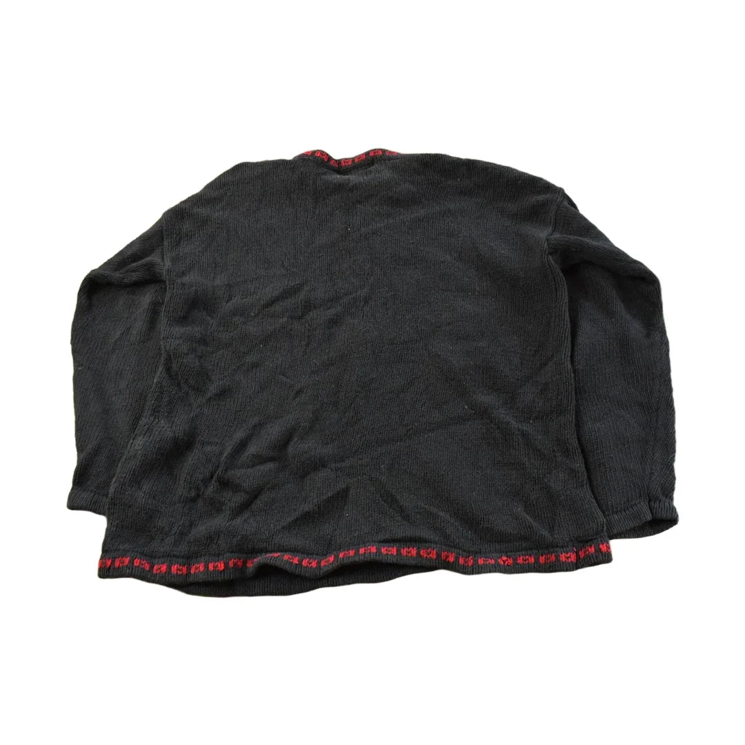 Vintage 1990s Highgate LTD Christmas Knitted Embroidered Crewneck Sweater Men's M from propervintagecanada
