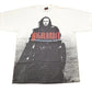 Vintage 1990s Highlander All Over Print Movie Promo T-shirt Men's XL from propervintagecanada