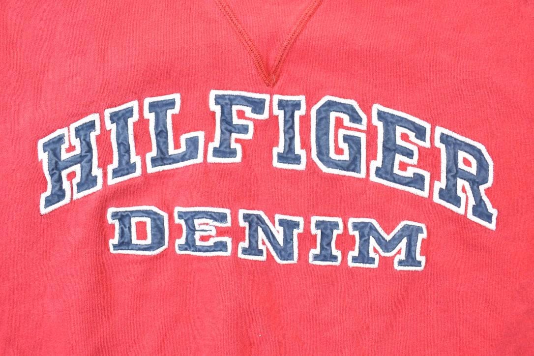 Vintage 1990s Hilfiger Denim Tommy Jeans Crewneck Sweatshirt Men's XL from propervintagecanada