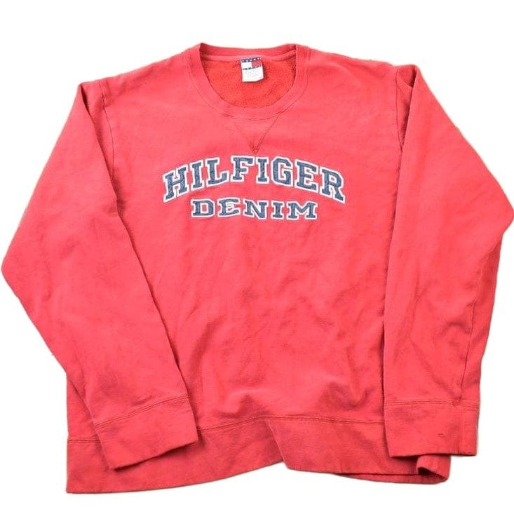 Vintage 1990s Hilfiger Denim Tommy Jeans Crewneck Sweatshirt Men's XL from propervintagecanada