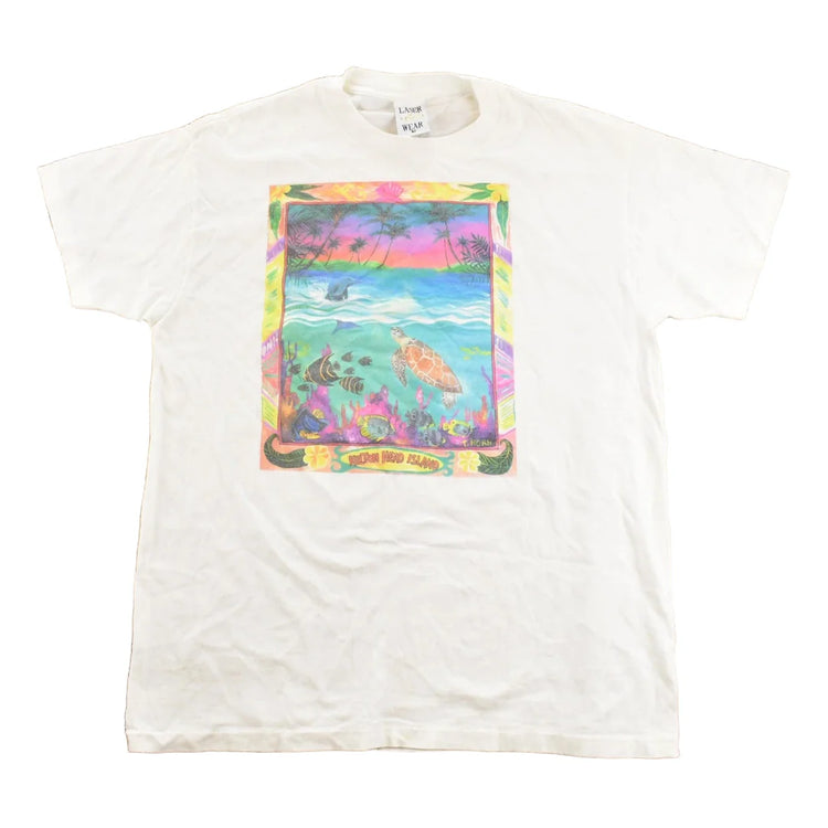 Vintage 1990s Hilton Head Island Souvenir Travel Graphic T Shirt Men's M from propervintagecanada