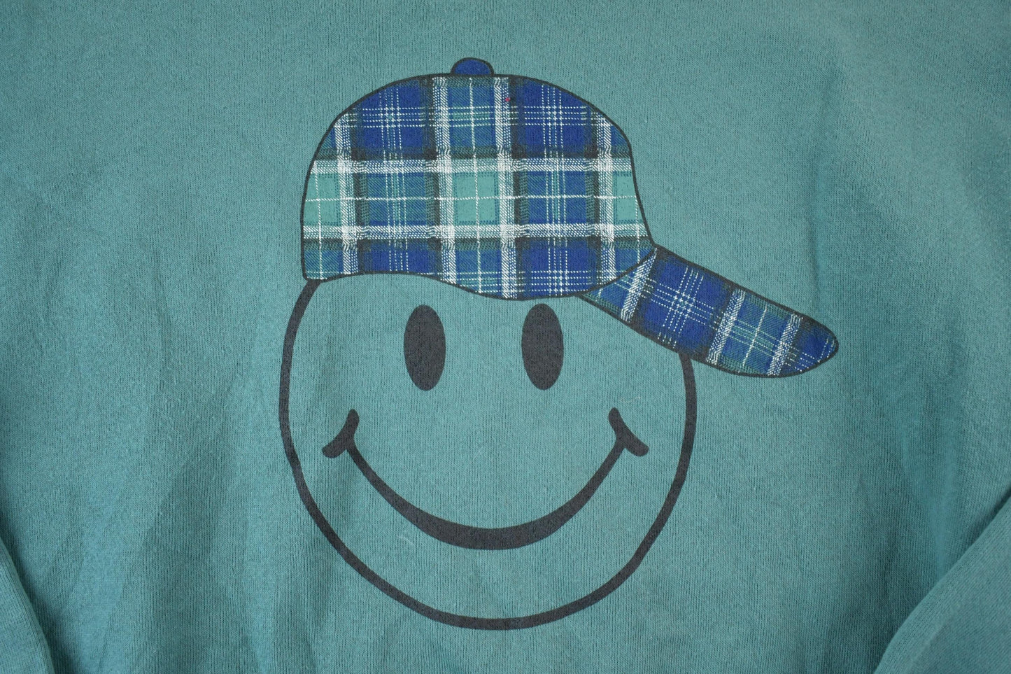 Vintage 1990s Hip Hop Happyface Souvenir Crewneck Sweatshirt Men's Large from propervintagecanada