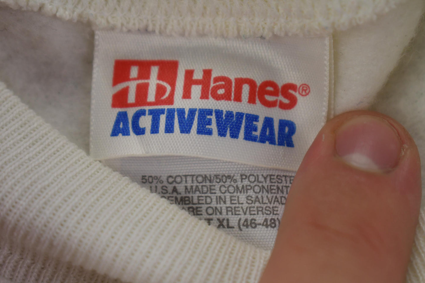 Vintage 1990s " Ho Ho Ho" Basketball Textured Crewneck Sweatshirt Men's XL from propervintagecanada