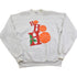 Vintage 1990s " Ho Ho Ho" Basketball Textured Crewneck Sweatshirt Men&