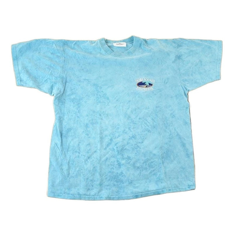 Vintage 1990s Hobe Sound Florida Souvenir Single Stitch Graphic Print T-Shirt Men's Large from propervintagecanada