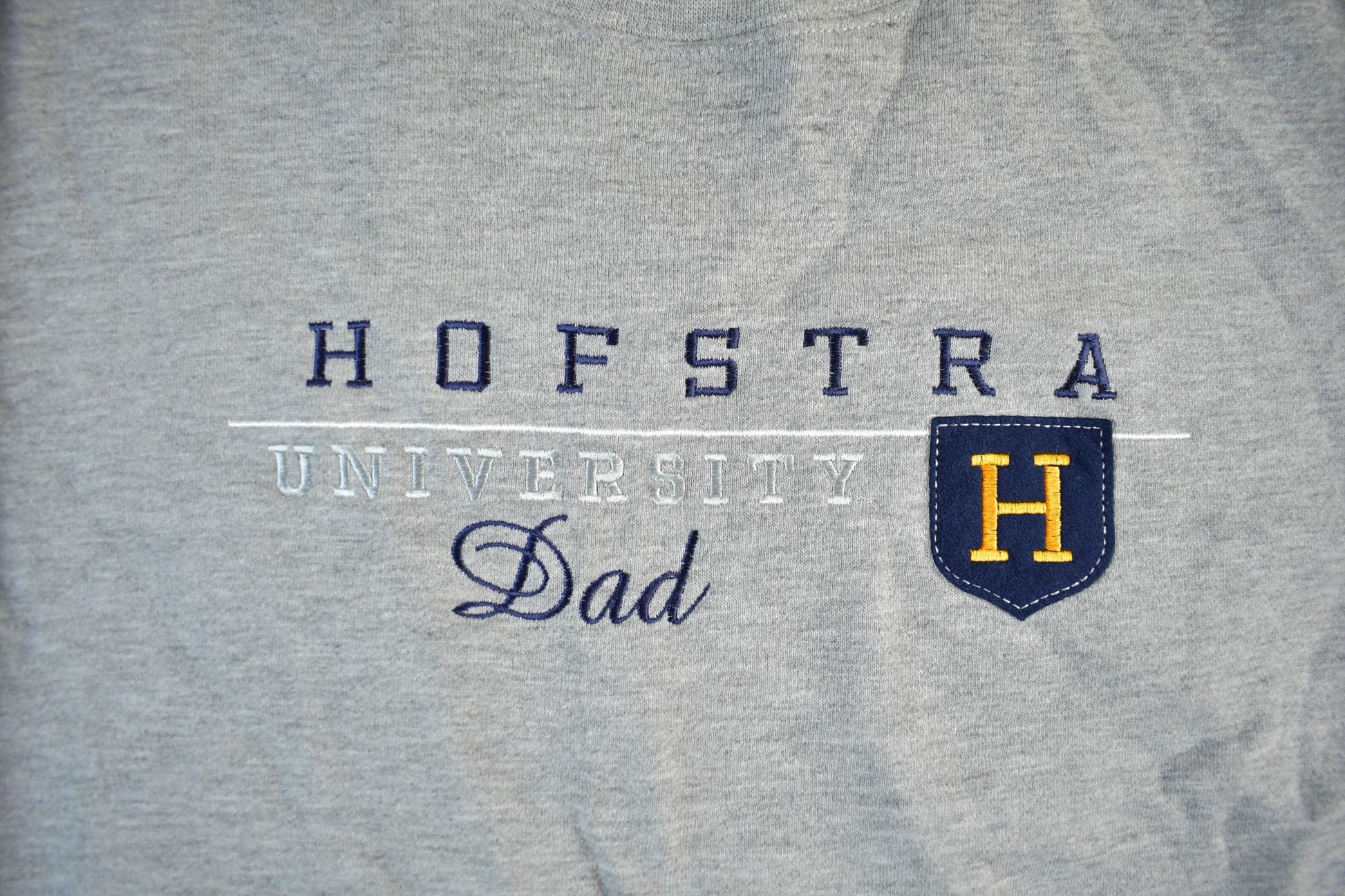 Vintage 1990s Hofstra University Dad Collegiate Crewneck Sweatshirt Men's Large from propervintagecanada