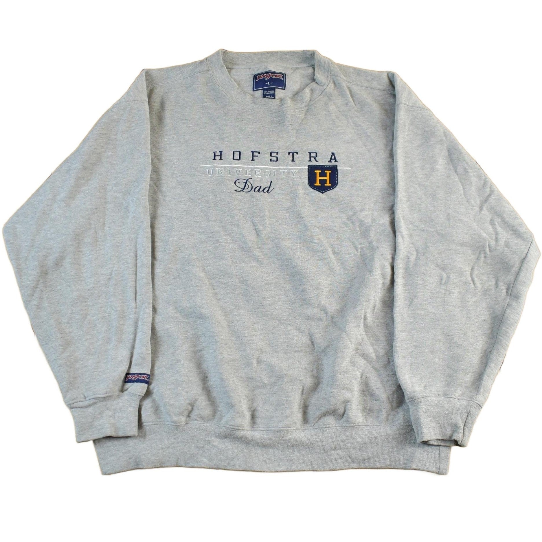 Vintage 1990s Hofstra University Dad Collegiate Crewneck Sweatshirt Men's Large from propervintagecanada