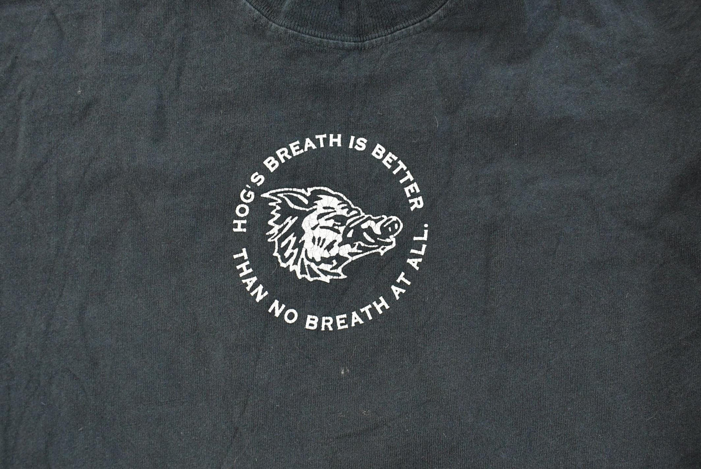 Vintage 1990s Hogs Breath Saloon Key West Florida Souvenir Long Sleeve T-Shirt Men's L / Streetwear / Vacation Tee / Travel T Shirt from propervintagecanada