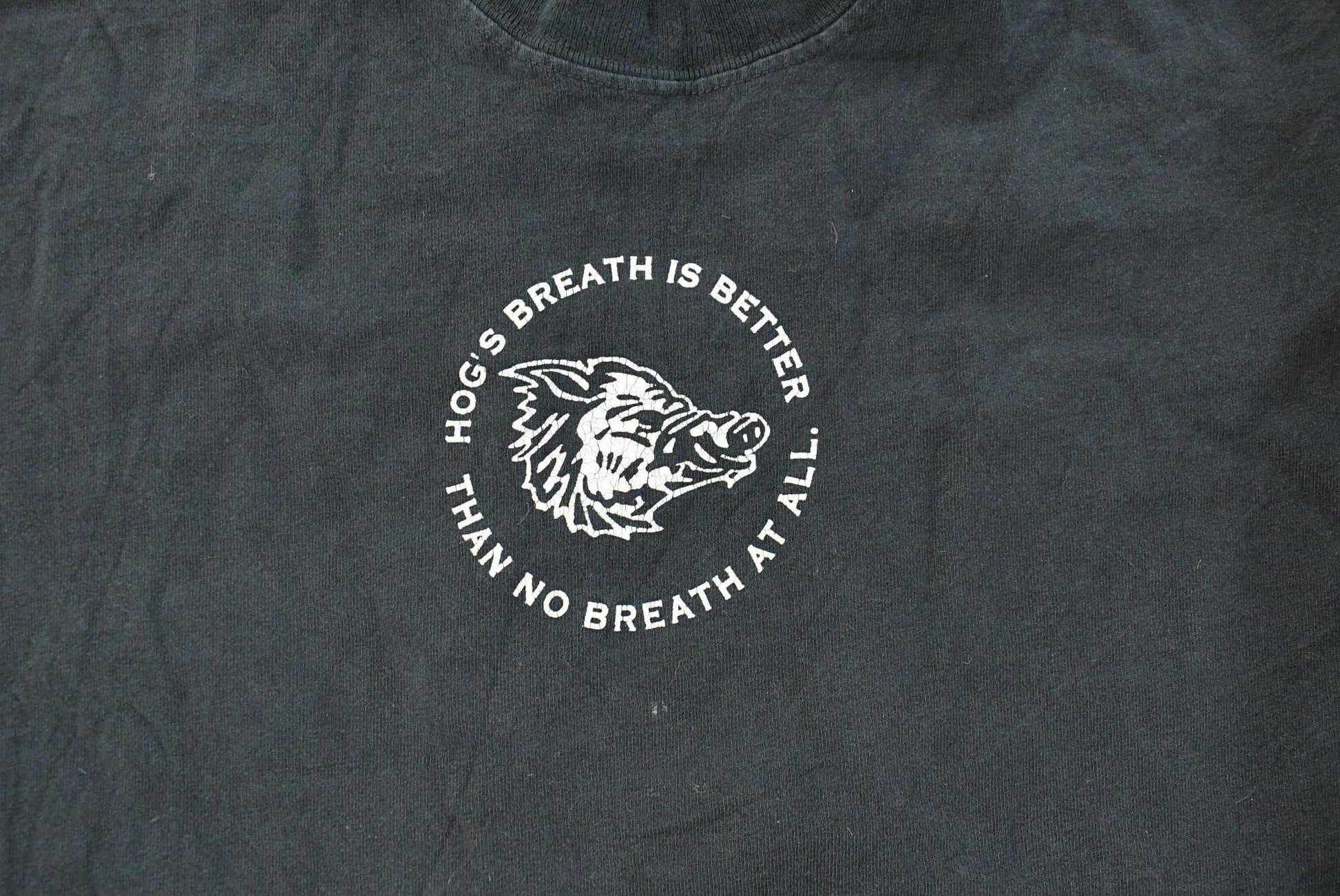 Vintage 1990s Hogs Breath Saloon Key West Florida Souvenir Long Sleeve T-Shirt Men's L / Streetwear / Vacation Tee / Travel T Shirt from propervintagecanada