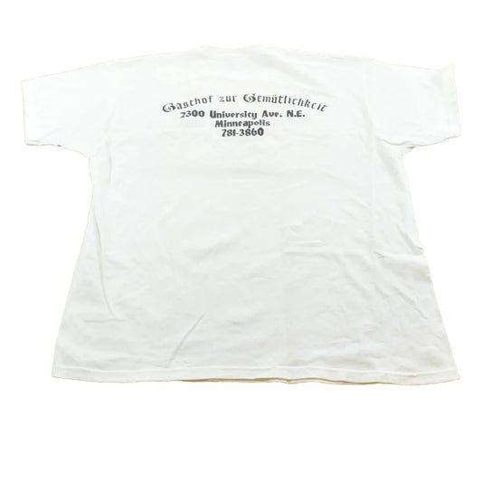 Vintage 1990s Hoi Hoi Hoi German Inn Minneapolis Minnesota Souvenir T-Shirt Men's L from propervintagecanada