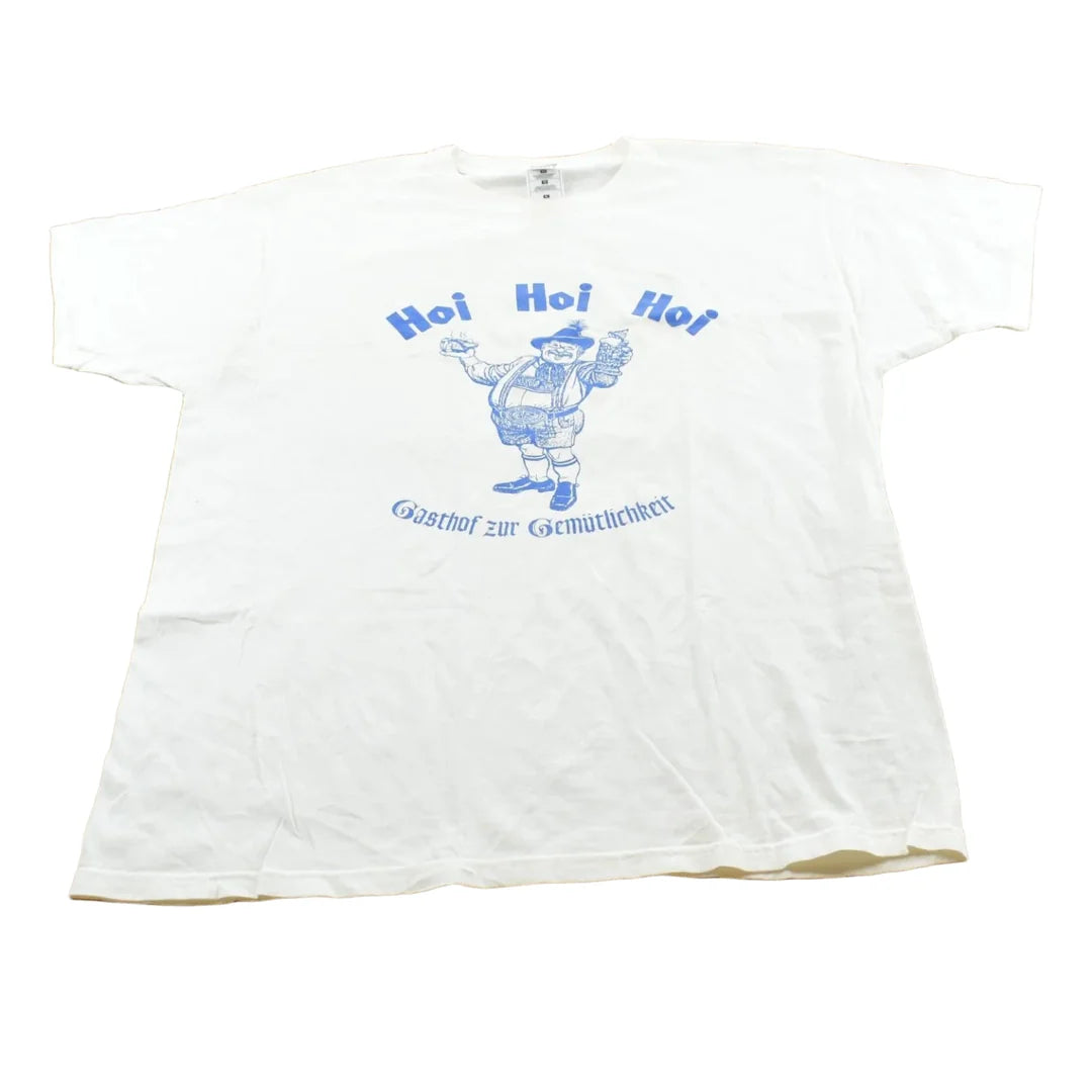 Vintage 1990s Hoi Hoi Hoi German Inn Minneapolis Minnesota Souvenir T-Shirt Men's L from propervintagecanada
