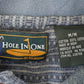 Vintage 1990s Hole In One Striped Quarter Button Shirt Men's L from propervintagecanada