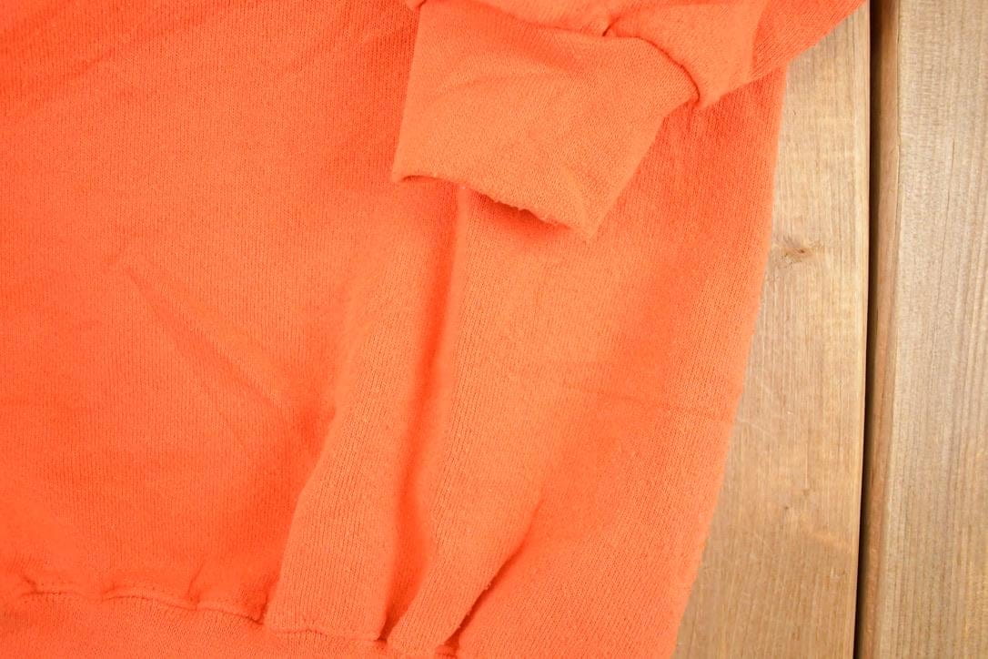 Vintage 1990s Honors Blank Orange Souvenir Crewneck Sweatshirt Men's XL from propervintagecanada