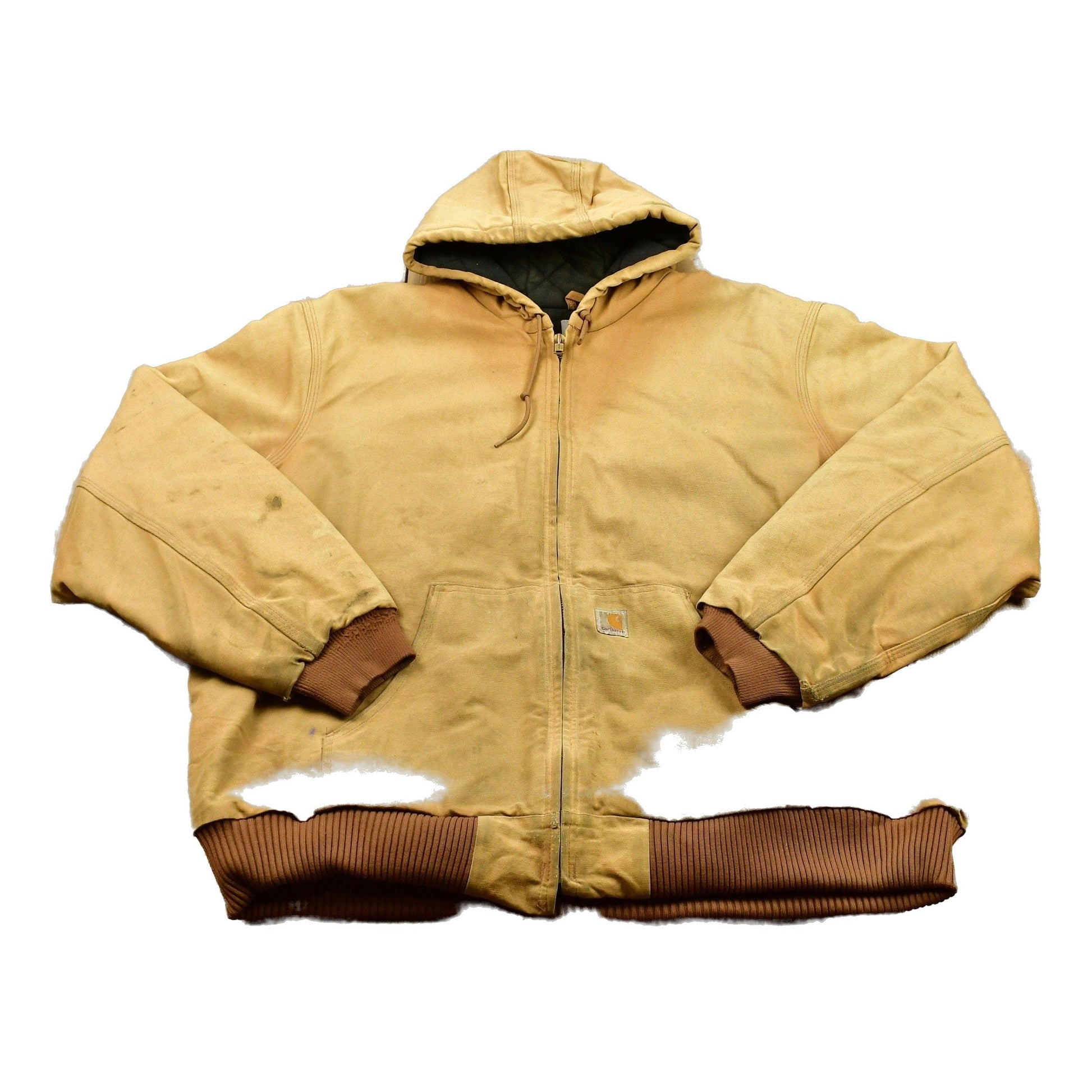 Vintage 1990s Hooded Carhartt Workwear Jacket Men's 2XL