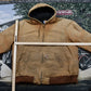 Vintage 1990s Hooded Carhartt Workwear Jacket Men's 2XL