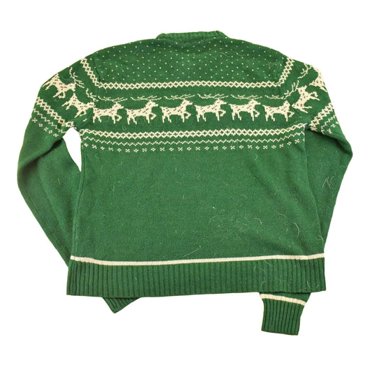 Vintage 1990s Horizon Reindeer Christmas Knit Crewneck Sweater Men's L from propervintagecanada