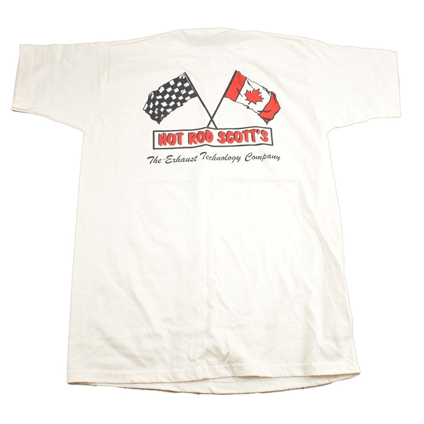 Vintage 1990s Hot Rod Scott's Graphic T Shirt Men's Large from propervintagecanada