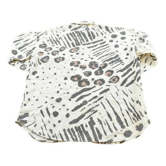 Vintage 1990s Hot Stuff Animal Print Button Up Shirt Womens 2XL from propervintagecanada